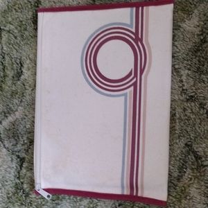 Canvas zippered portfolio bag